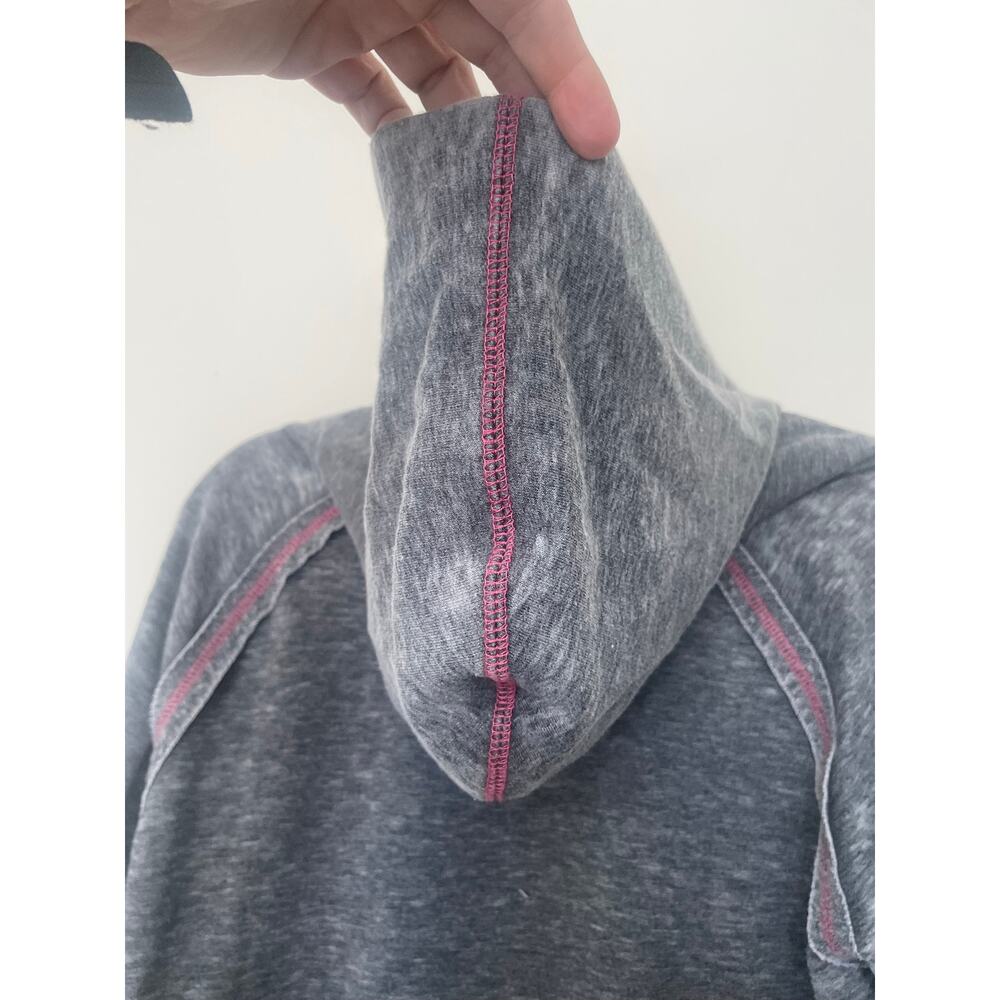 Y2K Roxy Gray and Pink Hoodie Sz XL - Picture 9 of 14